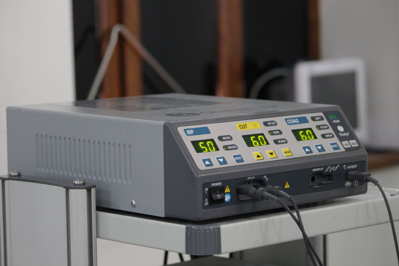 services-01 Detailed view of medical equipment used in healthcare technology.